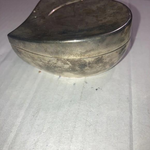 vintage silver heart jewelry box Set - Picture 9 of 9